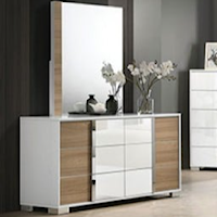 Contemporary Two Tone Dresser