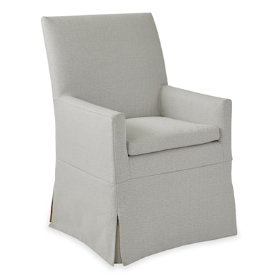 John Thomas SELECT Dining Room Arm Slip Cover Chair