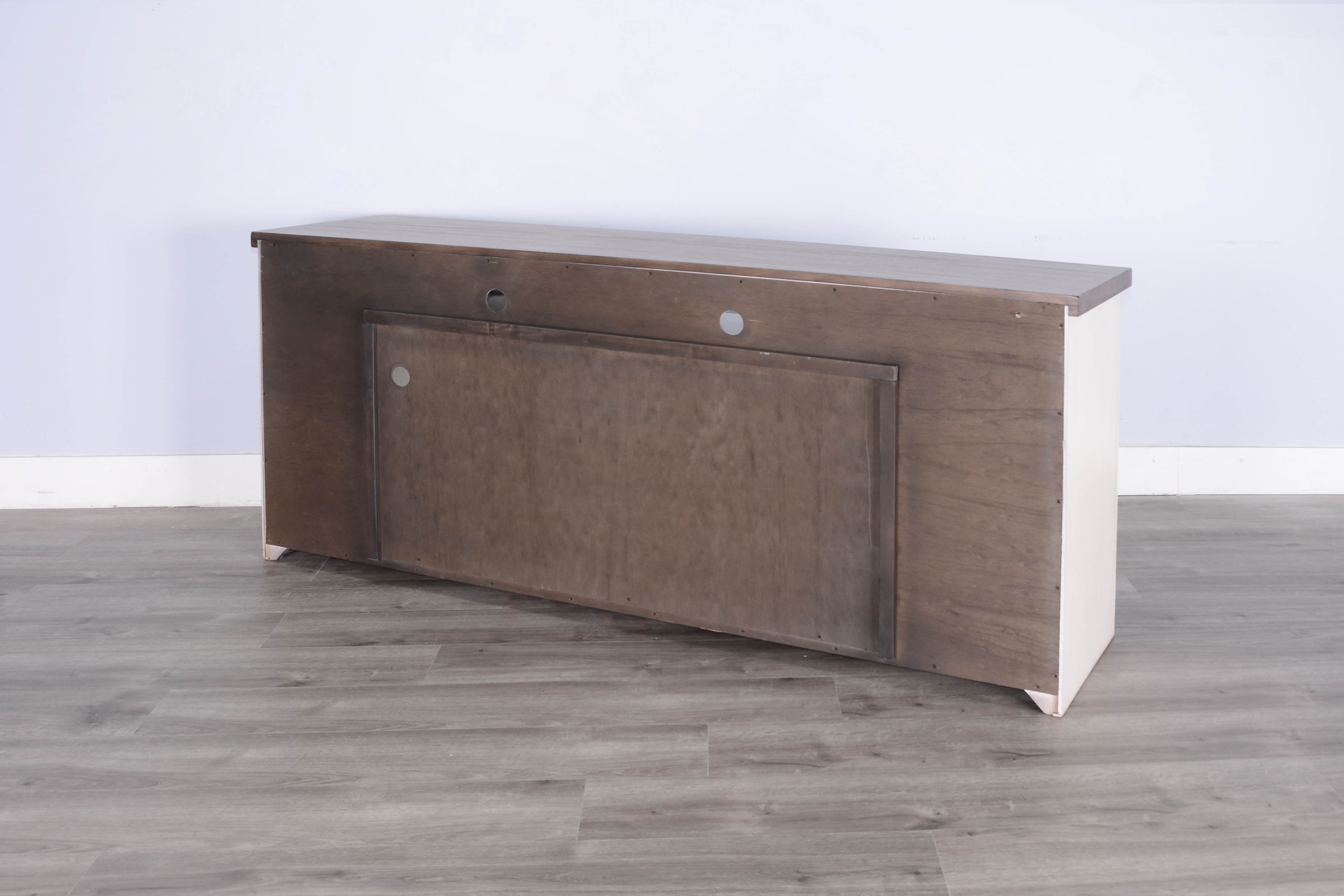 76" Media Console with Electric Fireplace