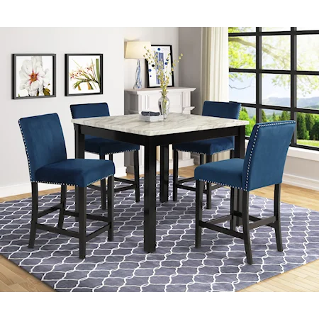 5-Piece Counter Height Table Set