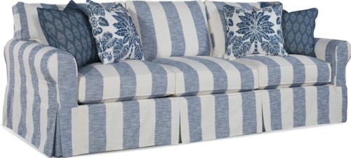 Transitional Sofa with Slipcover