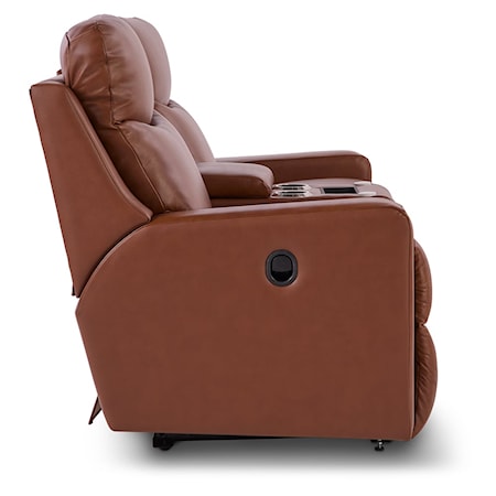 Power Reclining Loveseat w/ Headrest, Lumbar