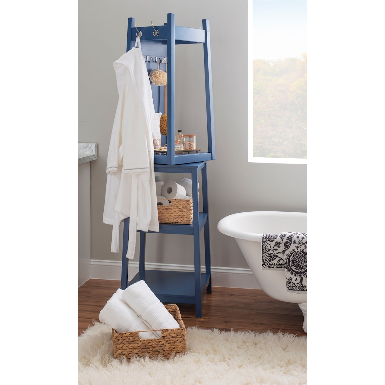 Powell Jalen Rotating Coat Rack