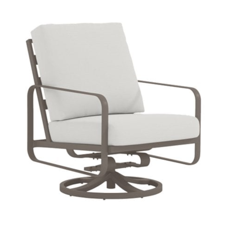 Cushioned Swivel Action Lounger