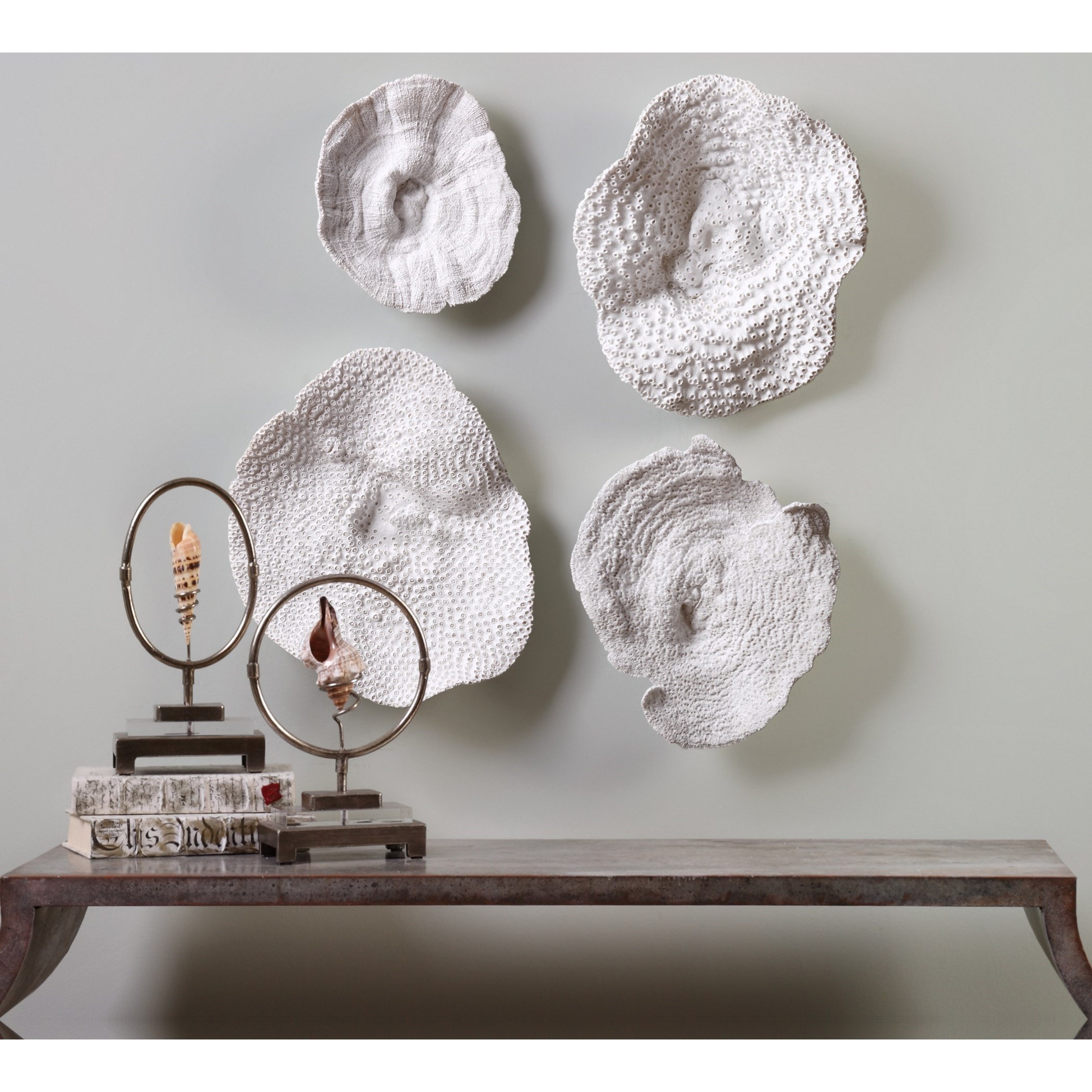 Uttermost Accessories - Statues and Figurines Sea Coral (Set of 4)