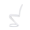 Global Furniture D9002 White Horseshoe Dining Chair