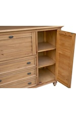 Cottage Creek Furniture Hampton Transitional Bedroom Door Chest with 3 Drawers