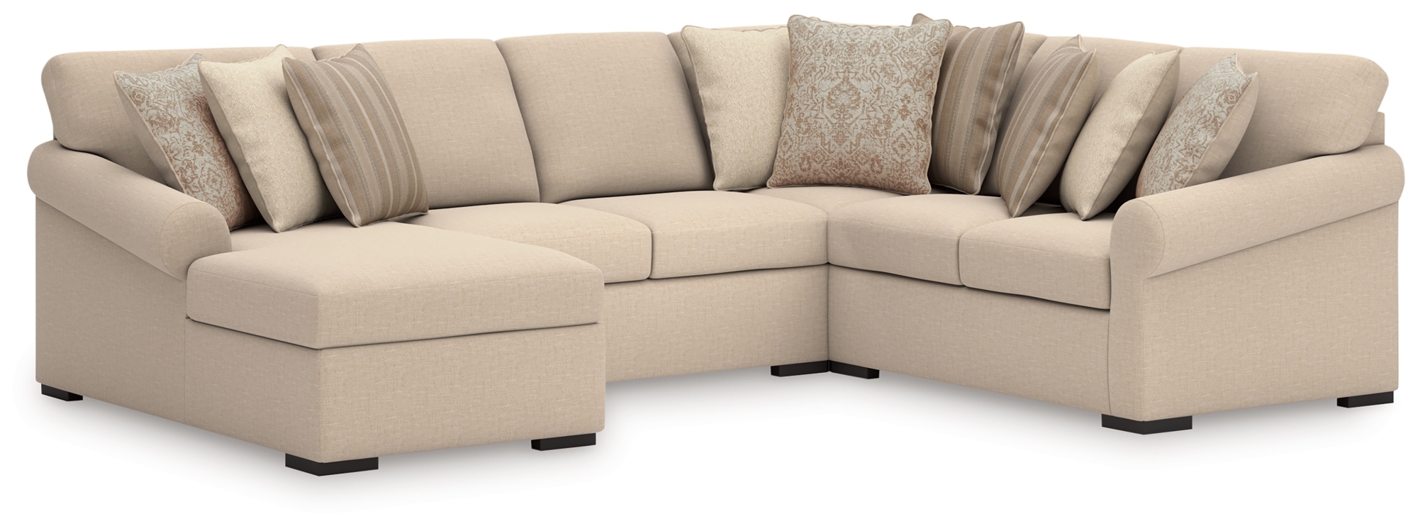 4-Piece Sectional With Chaise