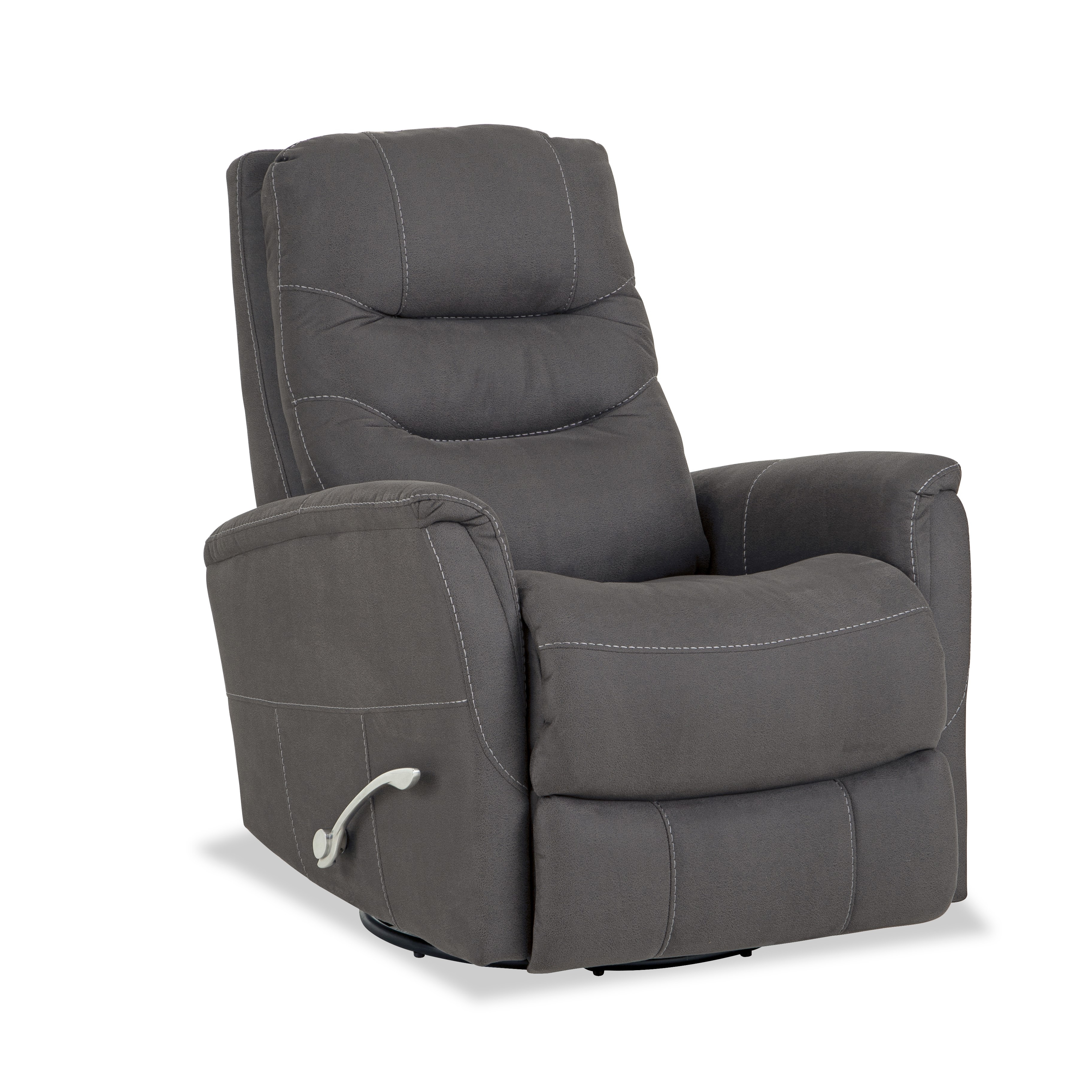 Manual Gliding Recliner w/360-Degree Swivel