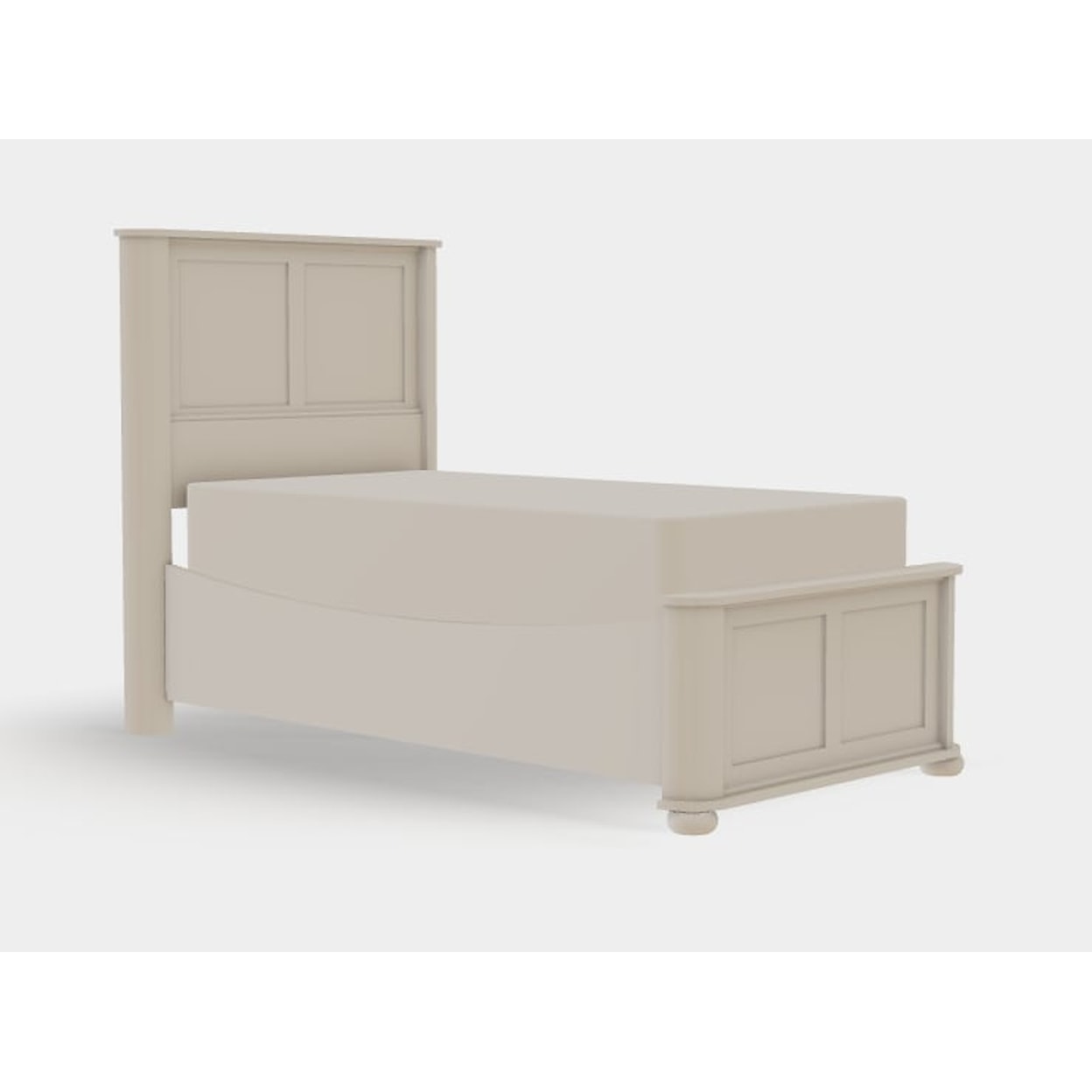 Mavin Kingsport Twin XL Panel Bed Low Footboard