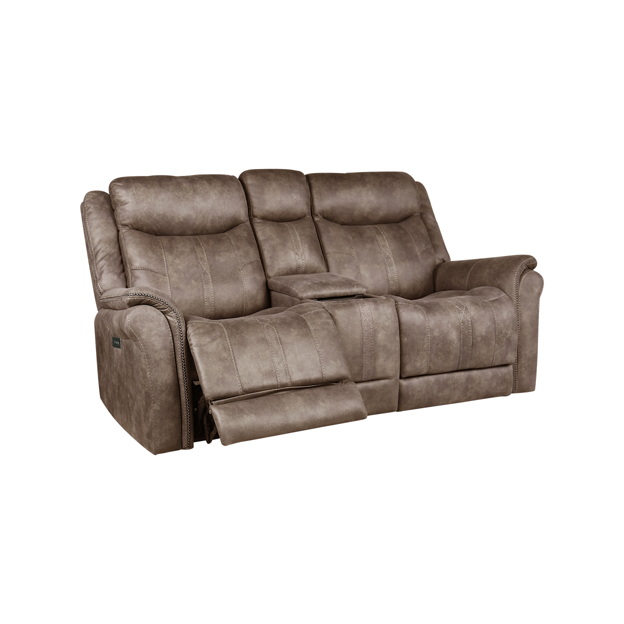 Steve Silver Morris Power Reclining Console Loveseat