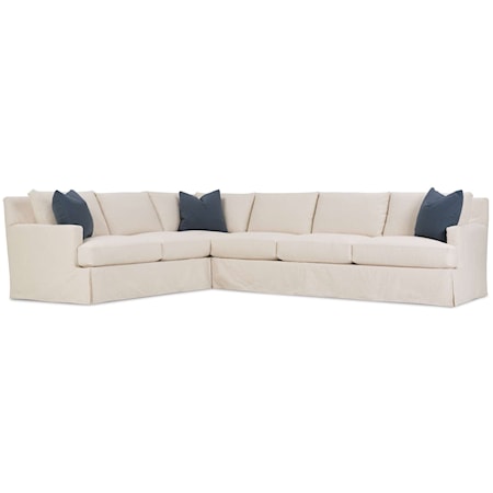 2-Piece Slipcover Sectional Sofa