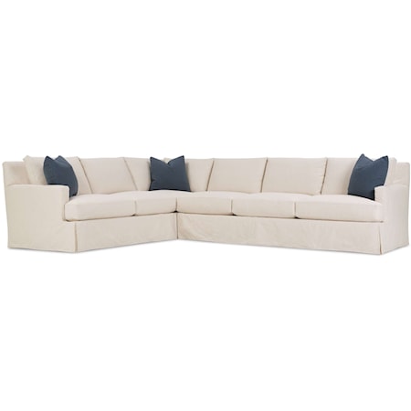 2-Piece Slipcover Sectional Sofa