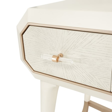 La Rachelle Vanity Desk - Champagne