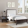 Winners Only Westfield Upholstered Panel Twin Bed