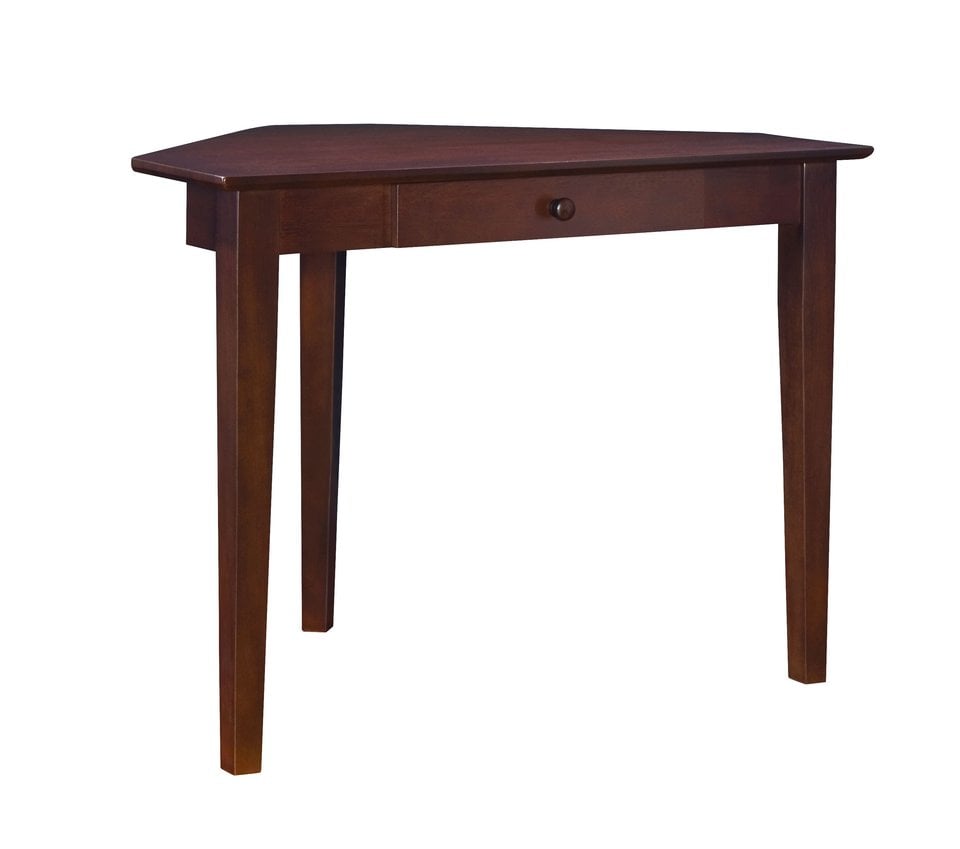 John Thomas Home Accents OF58148 Corner Shaker Desk in Espresso