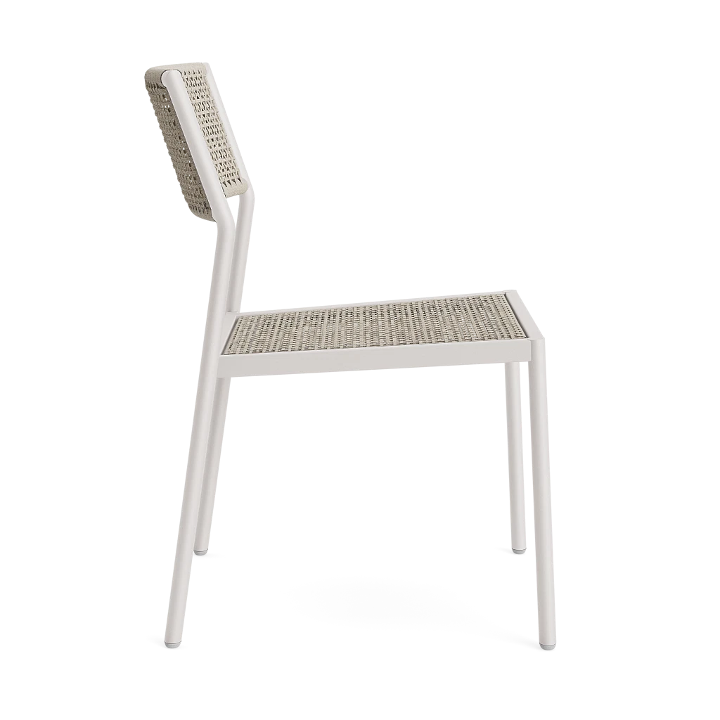 Woven Stacking Dining Side Chair