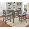Crown Mark Henderson 5-Piece Counter Height Dining Set
