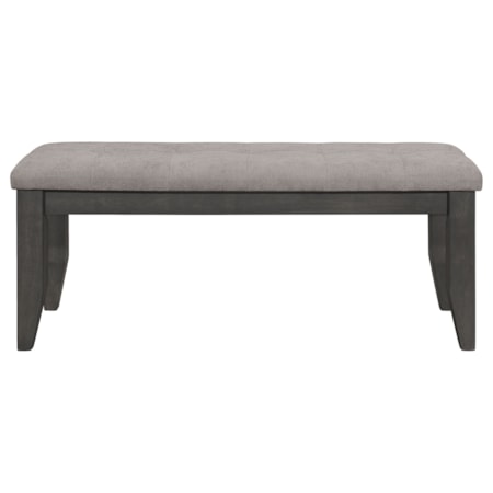 Fabric Wood Dining Bench