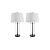 Signature Design by Ashley Wilmburgh Glass Table Lamp (Set of 2)