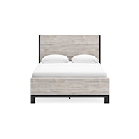 Contemporary Queen Panel Bed