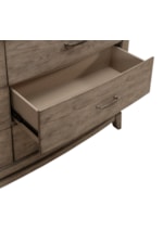 Liberty Furniture Avalon Transitional 6-Drawer Dresser with Felt-lined Top Drawers