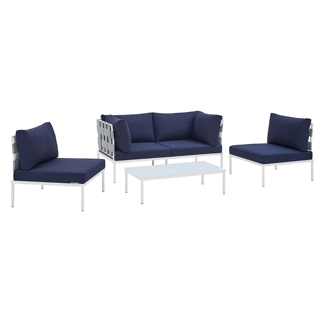 Modway Harmony Outdoor 4-Piece Seating Set