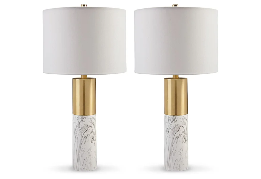 Lamps - Contemporary Samney Table Lamp (Set of 2) by Signature Design by Ashley at Sam Levitz Furniture