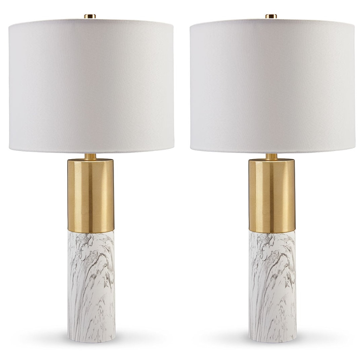 Ashley Signature Design Lamps - Contemporary Samney Table Lamp (Set of 2)