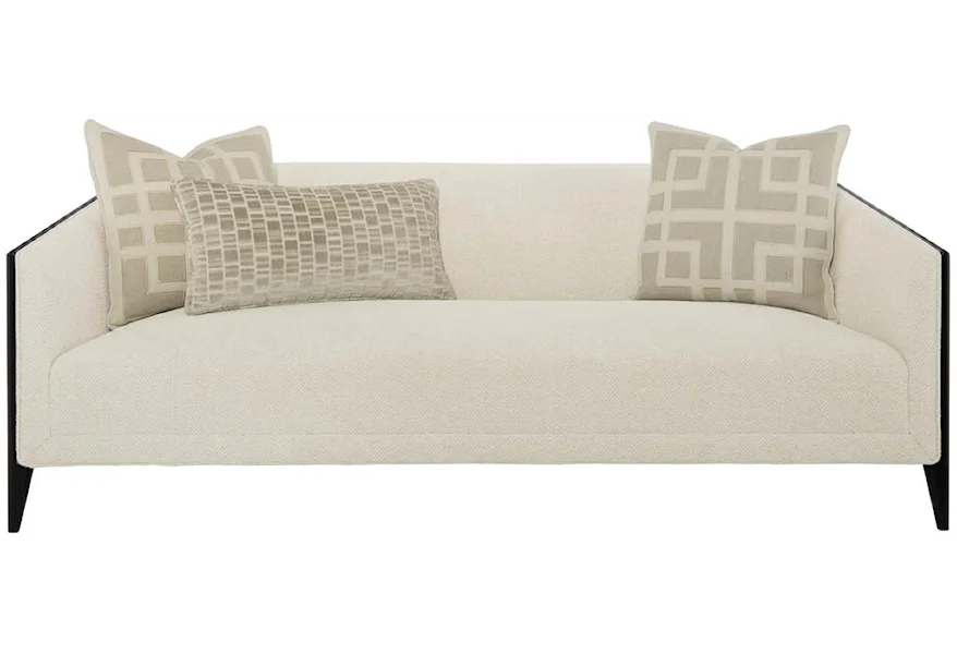 Interiors Aubree Fabric Sofa Without Pillows by Bernhardt at Baer's Furniture