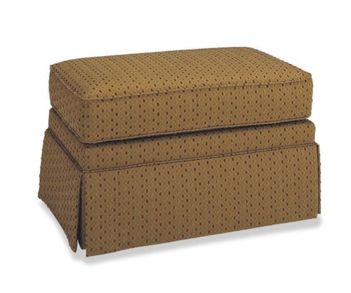 Traditional Ottoman with Casters