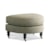 Ottoman shown in unspecified fabric