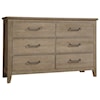 Vaughan-Bassett Passageways 6-Drawer Dresser