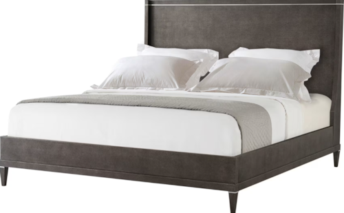 Contemporary Cal King Panel Bed