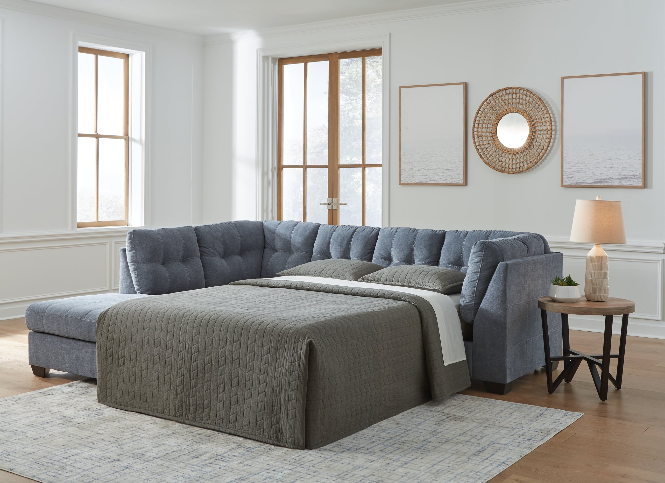 2-Piece Sleeper Sectional with Chaise