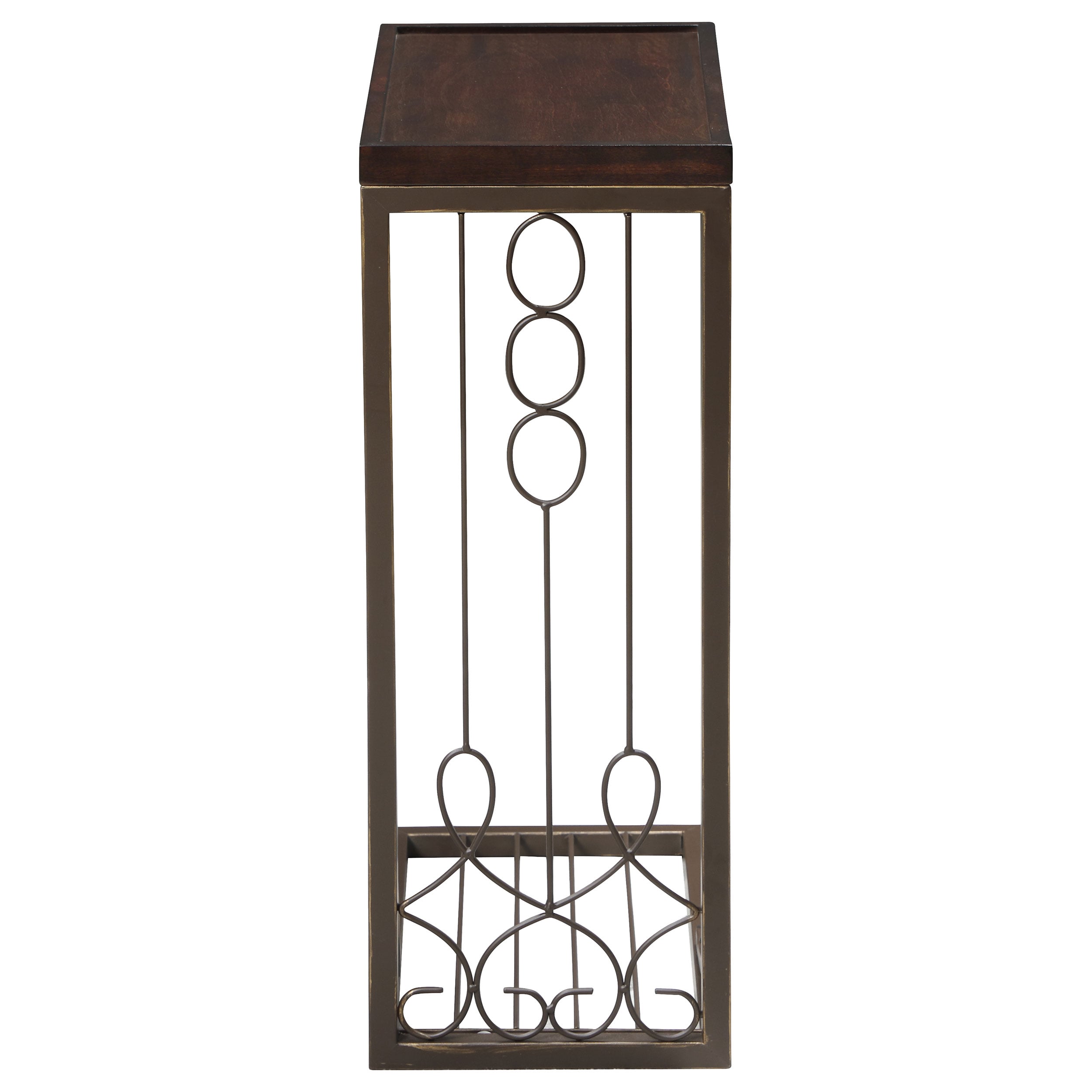 Coaster Alyssa Alyssa C-Shape Sofa Side Table Copper