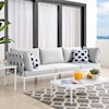 Modway Harmony Outdoor Aluminum Sofa