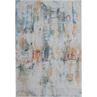 5'3" x 7'6" Ivory/Multicolor Rectangle Rug