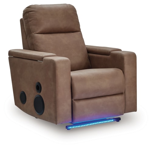 Power Glider Recliner With Audio System
