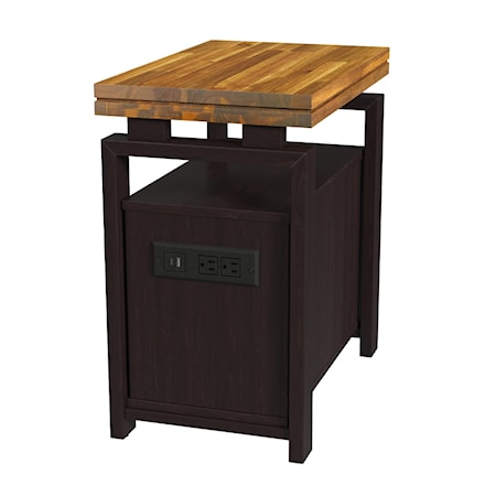 Chairside Cabinet w/Two-Tone Finish