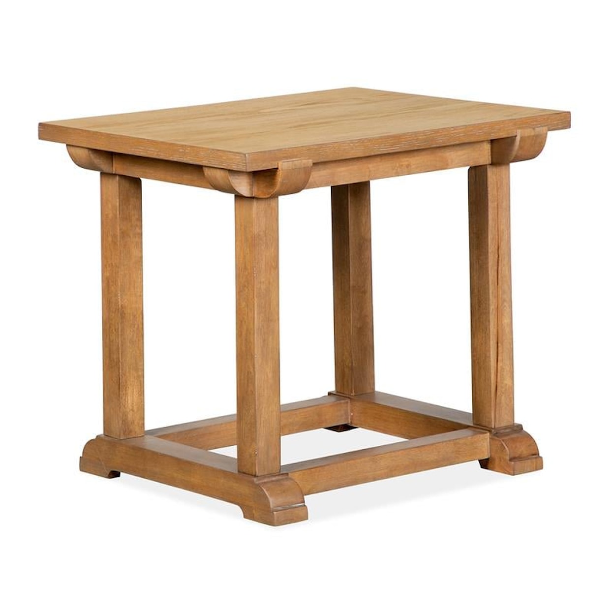 Magnussen Home Lindon Occasional Tables Rectangular End Table
