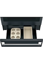 Café  Café™ 30" Slide-In Front Control Dual-Fuel Convection Range with Warming Drawer Stainless Steel