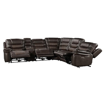 Dual-Power L-Shaped Sectional