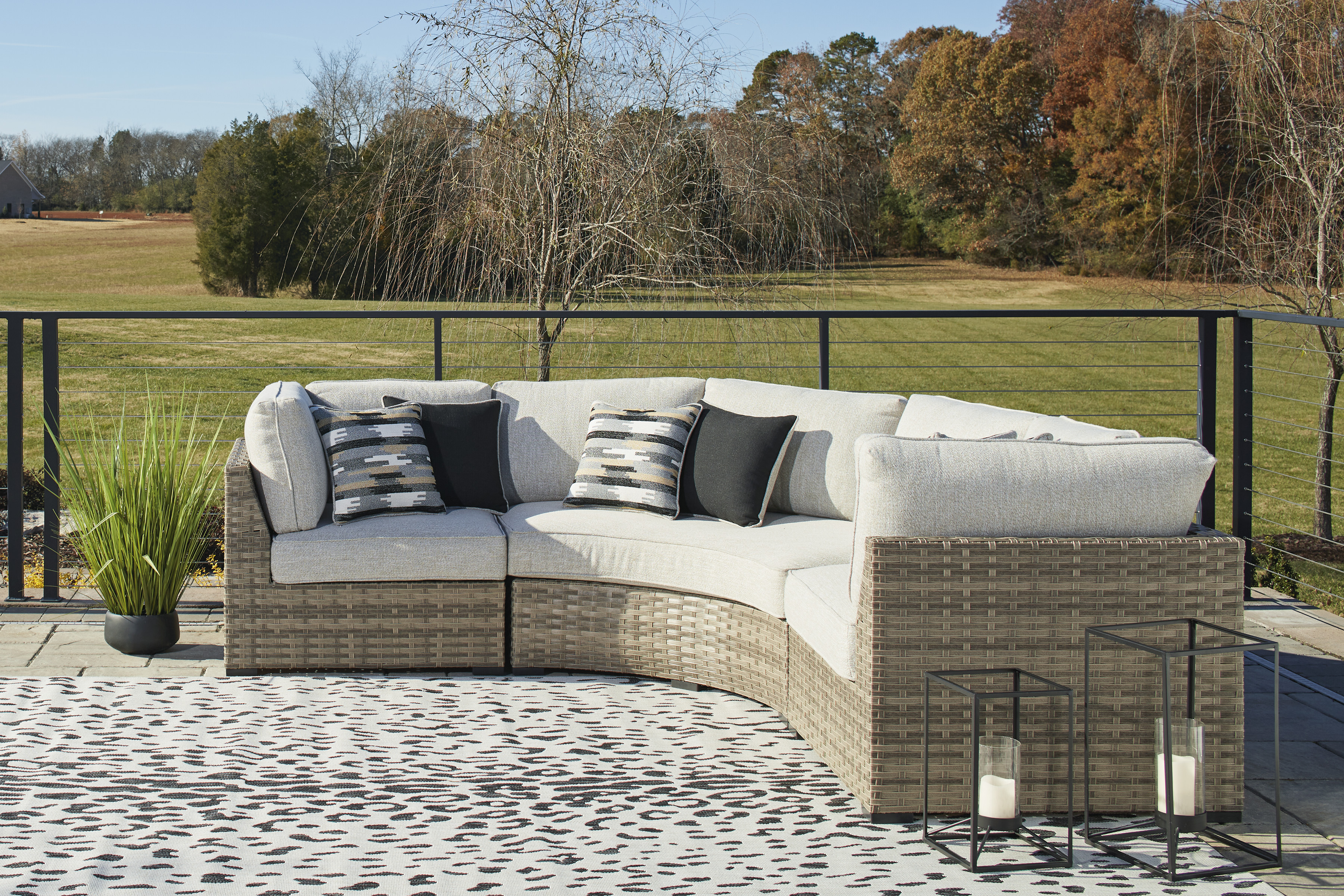 ashley outdoor sectional