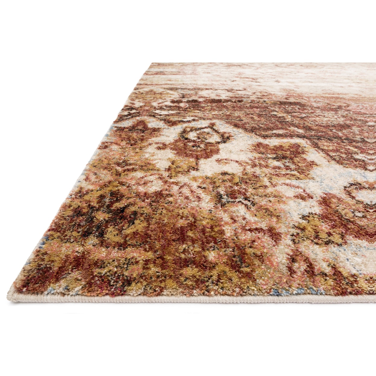 Loloi Rugs Anastasia 1'6" x 1'6"  Rust / Ivory Rug