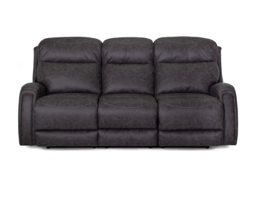 Casual Power Reclining Sofa with Integrated USB Port