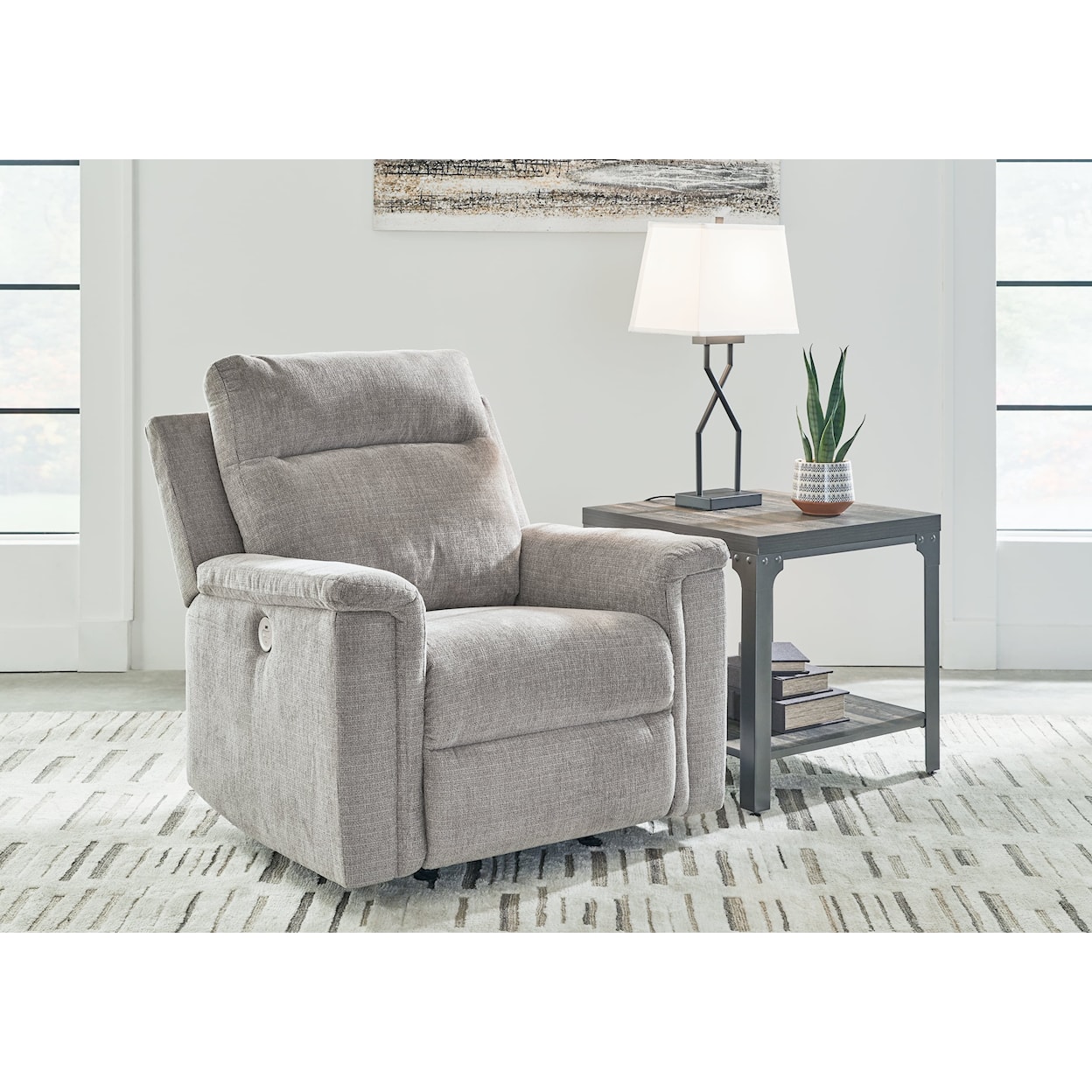 Signature Design by Ashley Barnsana Power Rocker Recliner