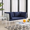 Modway Harmony Outdoor Aluminum Loveseat