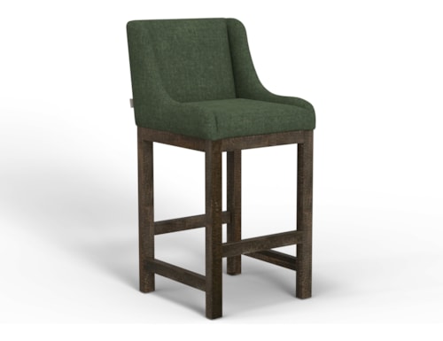 Transitional Upholstered 30" Barstool