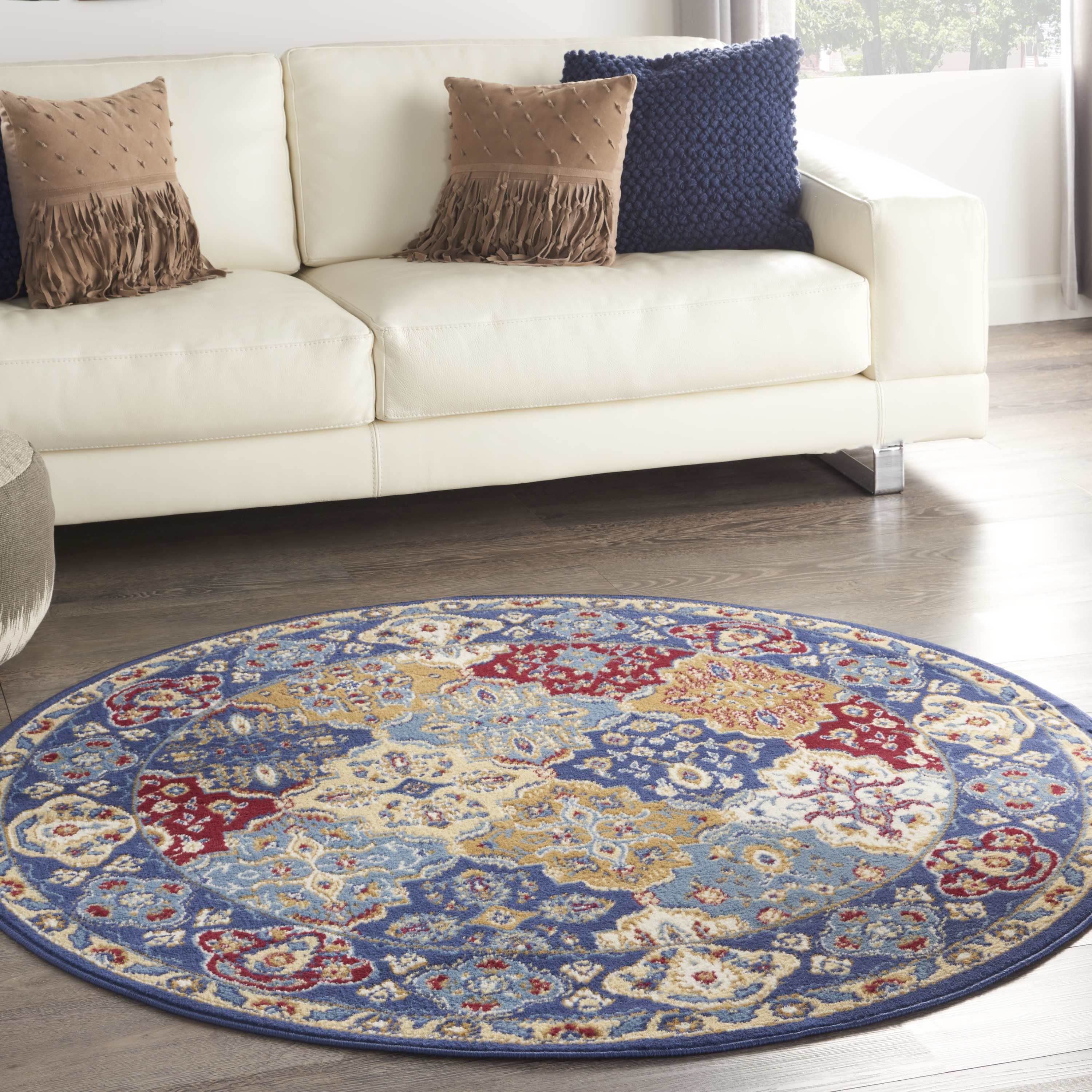 5'3" Round  Rug